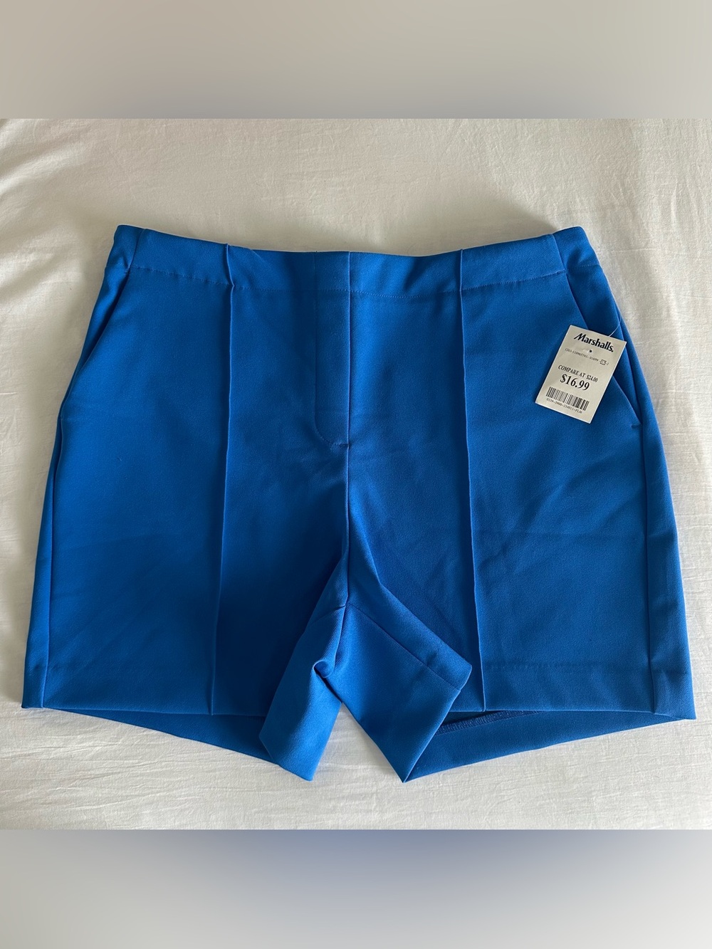 NWT Rachel Zoe High Waist Blue Seam Shorts
